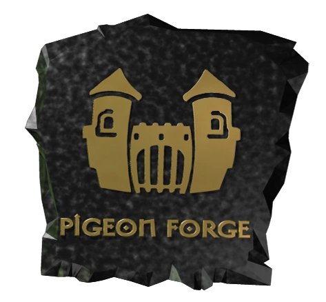 The Pigeon Forge realm rune found on the globals page.